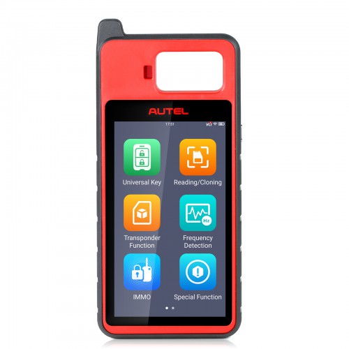 Front view of Autel MaxiIM KM100E universal key programming tool from AiRemap