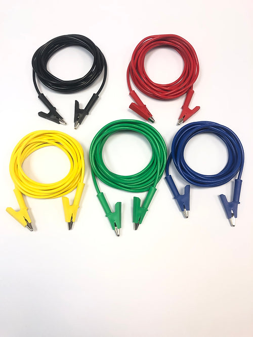 Test Leads 3m Dual Ended Crocodile Clips