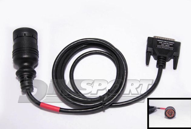 Dimsport Truck Vw Programming Cable J1939 Cnf1 9 Pol F32gn031 144300k235