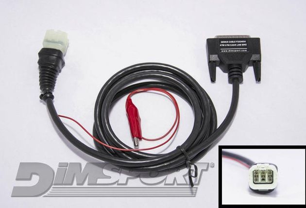 Dimsport Ktm 6 Pin Diagnostic Connector For Keihin Ecus F32gn054
